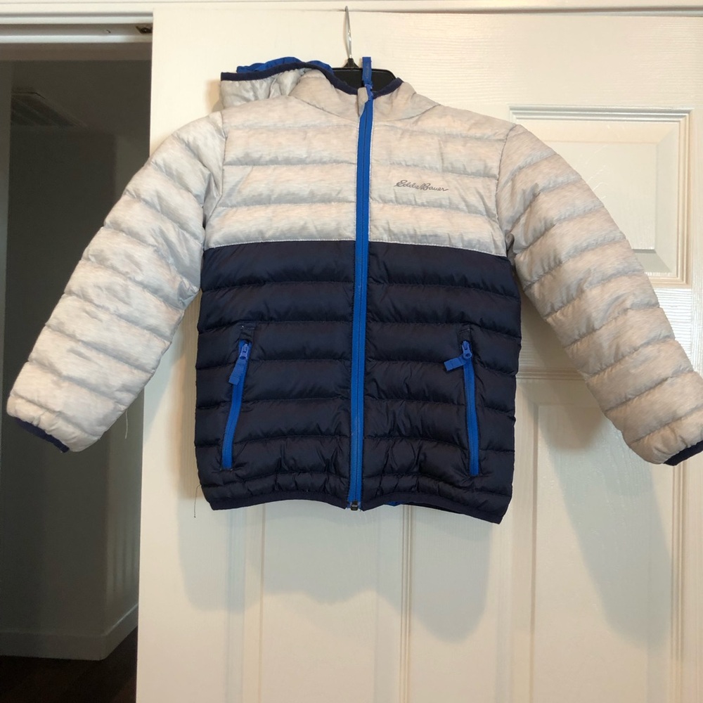 Reversible hooded winter jacket. Excellent condition.